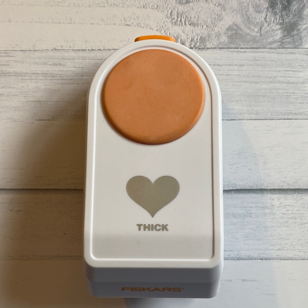Fiskars Heart Punch ❤️ 1.25” Thick Design | Craft Tool